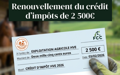 Renouvellement du crédit d'impôts HVE en 2026